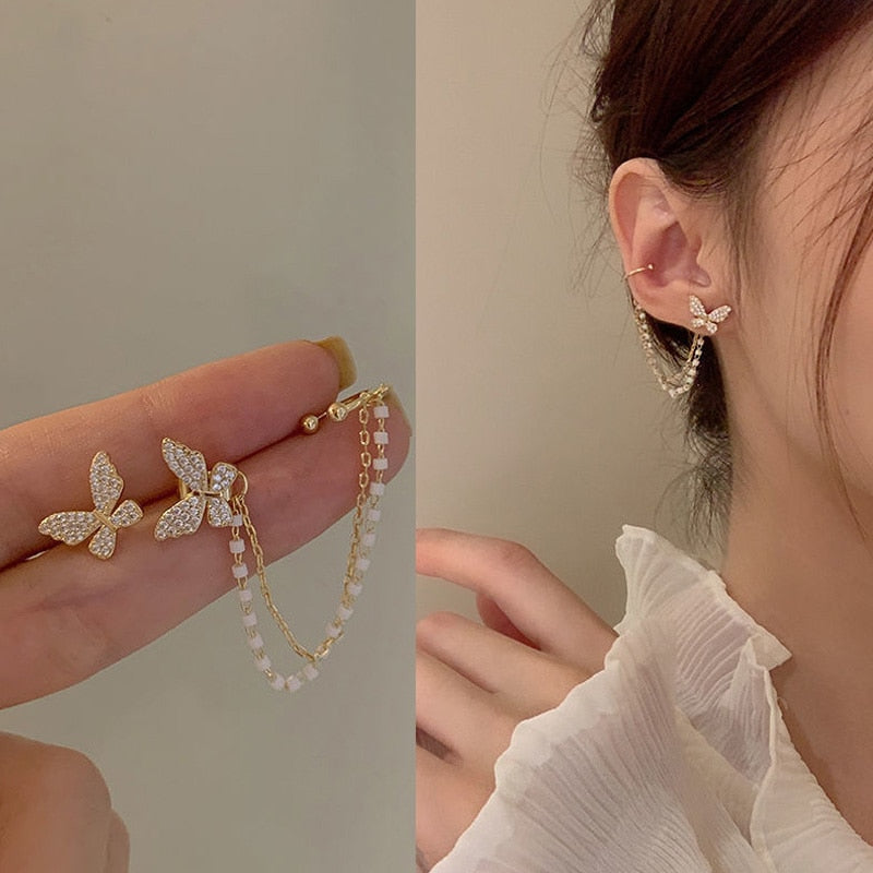 Simple Black White Irregular Polyhedron Pendant Small Earrings 2026 New Girl Unusual Earrings Fashion Korean Jewelry For Woman